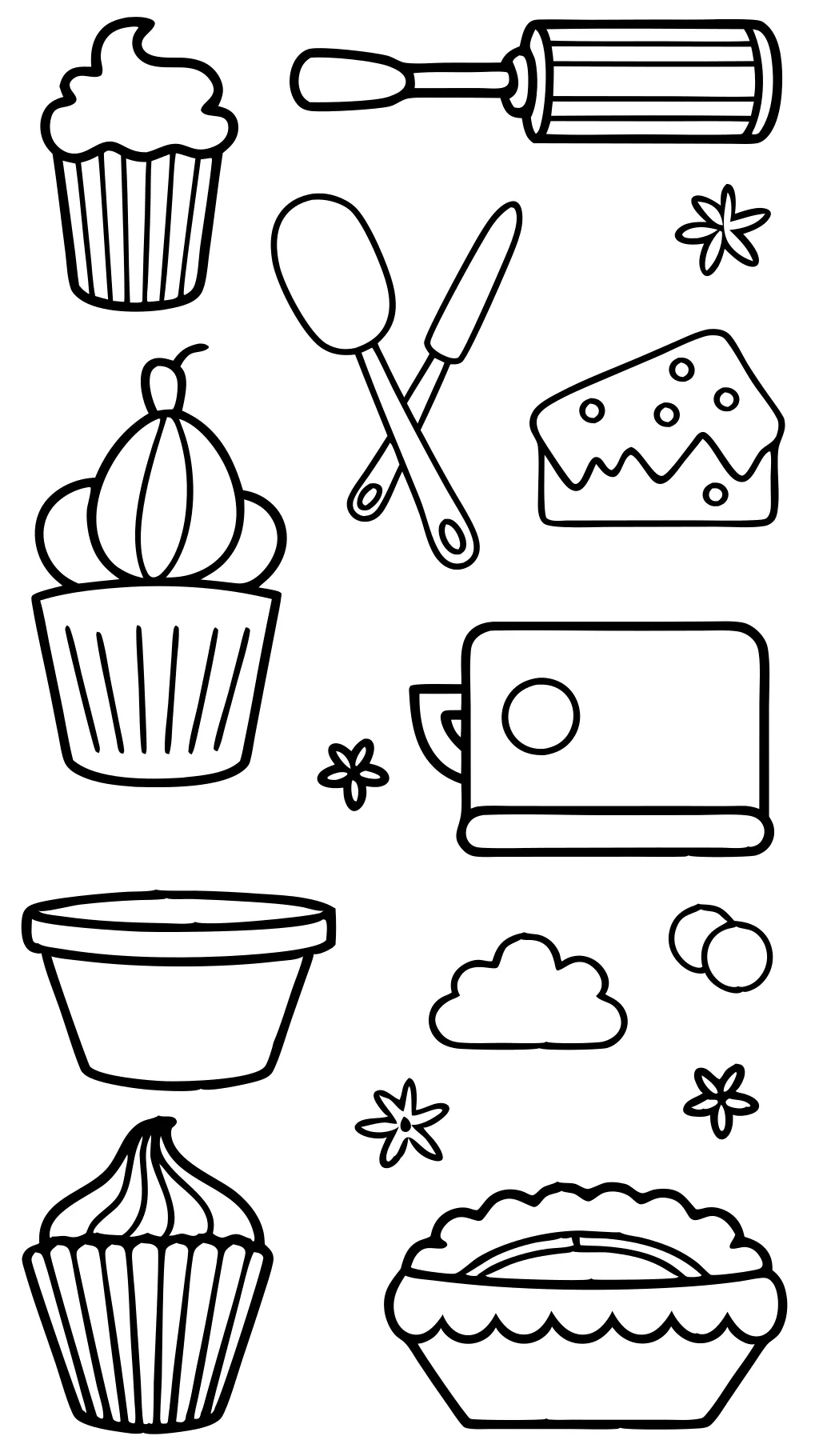 coloriages de cuisson